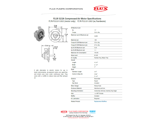 G22A air motor